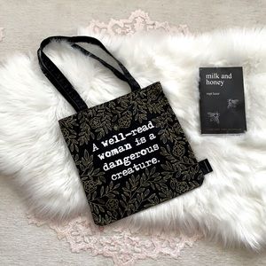 A canvas tote bag from the strand NYC